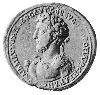 Coin depicting Commodus