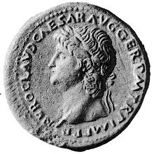 Coin depicting Nero