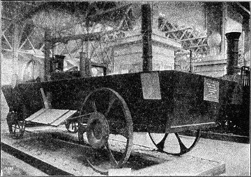 Reconstruction of Oliver Evans' automobile.
