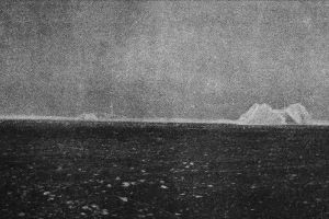 [Atlantic Ocean and the iceberg that sunk the Titanic]